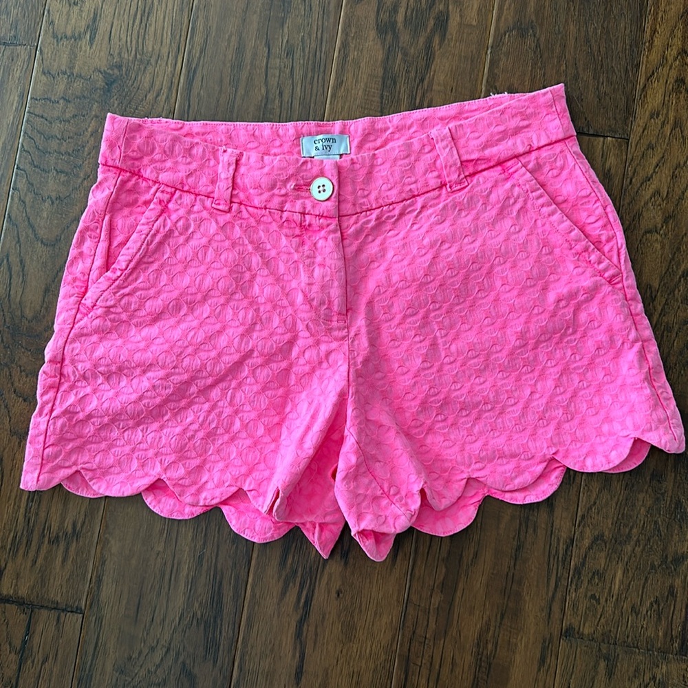 Size 2 hot pink crown & ivy shorts